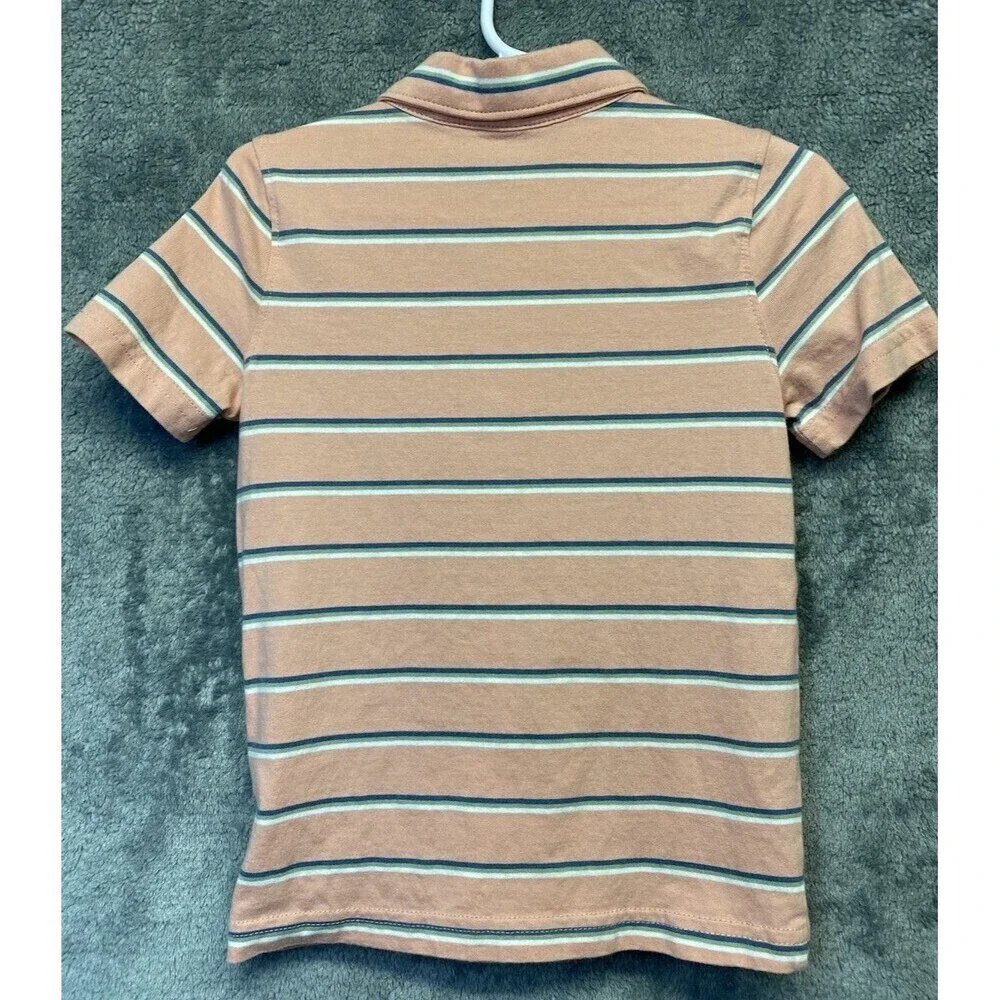 Carters Toddler Boys Striped Short Sleeve Polo Multicolored Sz 3T